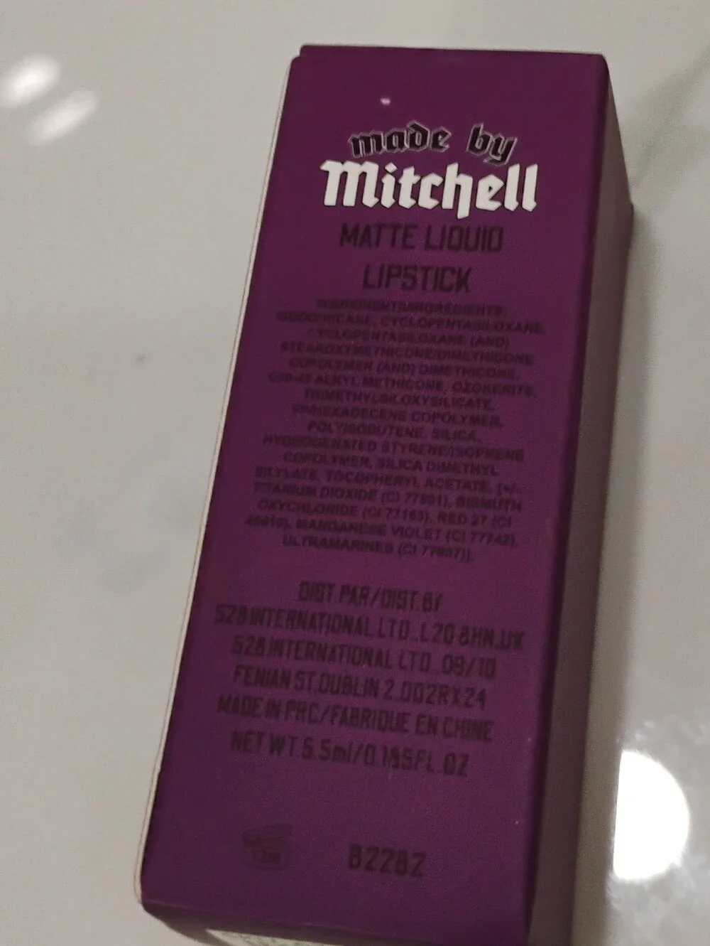 Boom Matte Liquid Lipstick IRIS Made By Mitchell NEW IN BOX